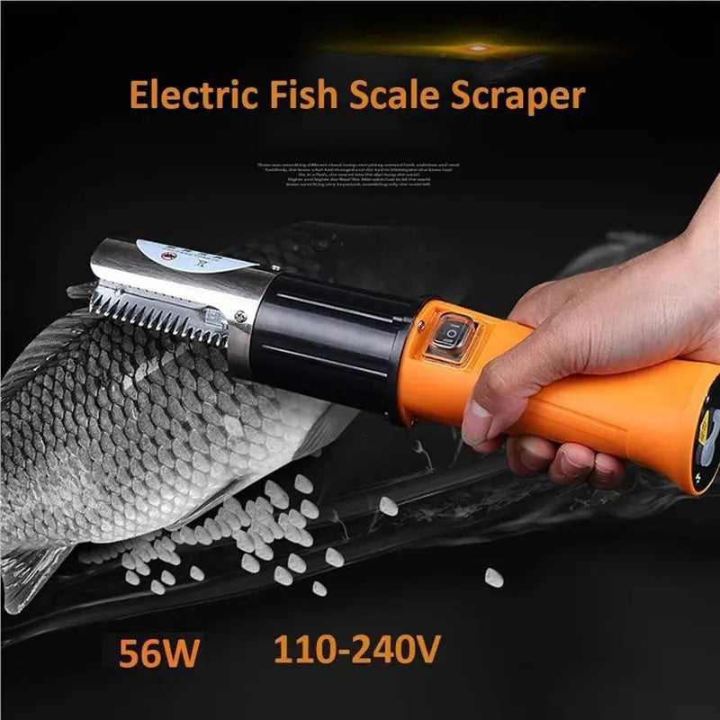 2-Pack Cordless Electric Fish Scaler Kit – 56W Rechargeable