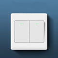 1–4 Gang Wall Light Switch Panel with Fluorescent Indicator