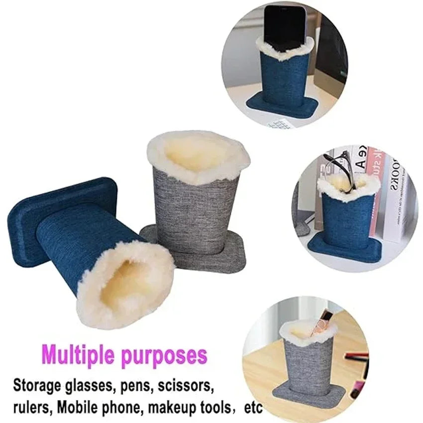 2-Pack Eyeglasses Holder Stand for Desk & Nightstand