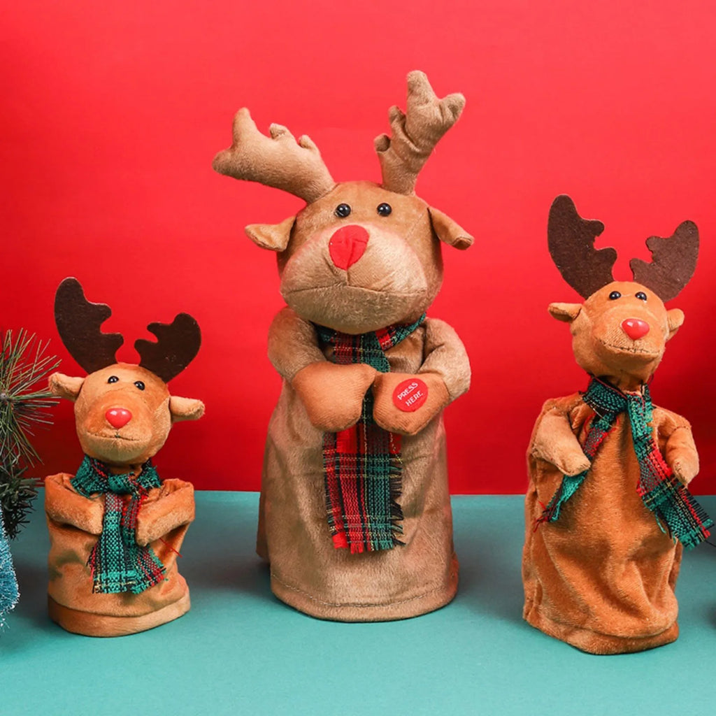 Christmas Electric Musical Set – Rotating Train & Dancing Deer