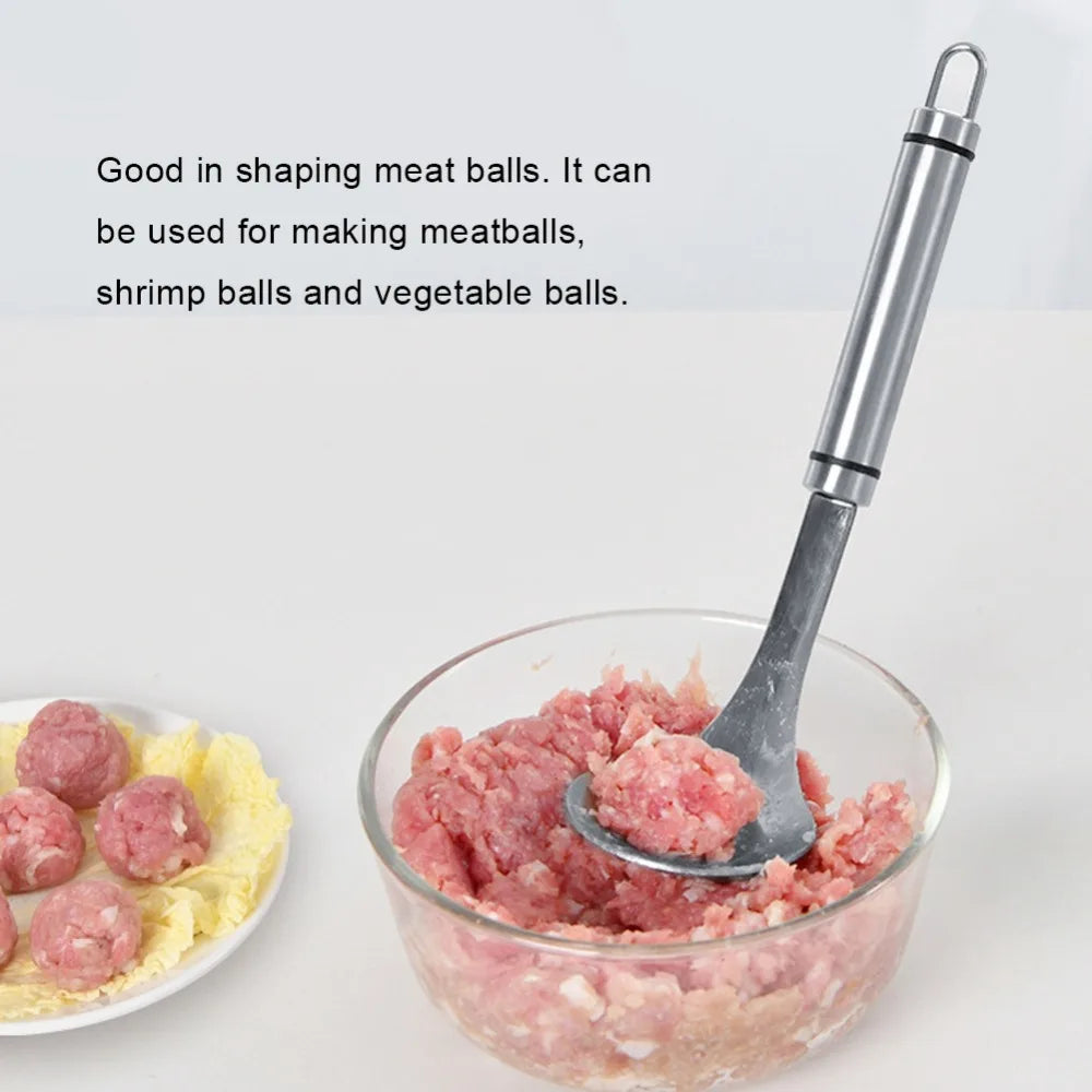 304 Stainless Steel Meatball Maker Spoon – Ergonomic Handle