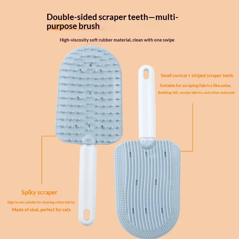 Double-Sided Pet Grooming Brush – Cat & Dog Hair Remover