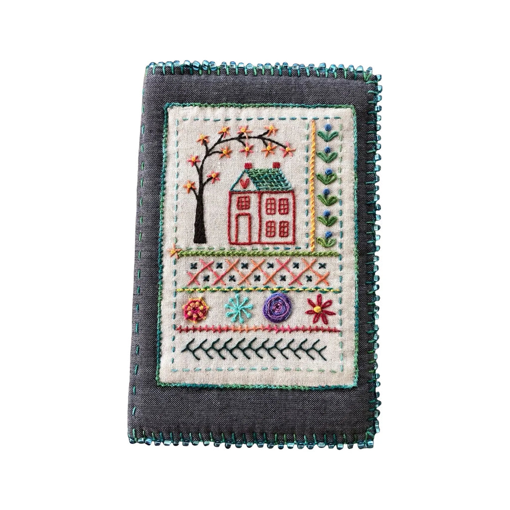 DIY Embroidery Stitch Book Set – Linen Needlework Kit