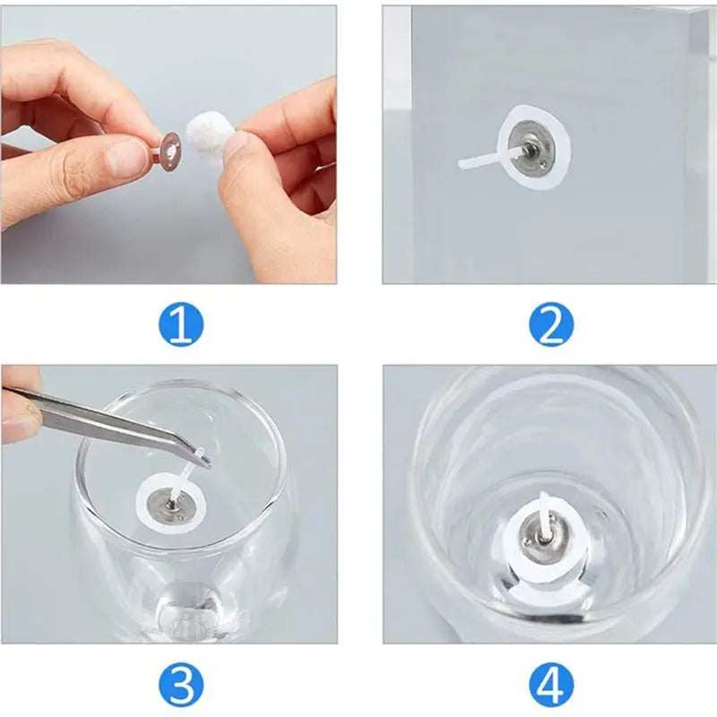 5000 Pcs Cotton Candle Wicks with Metal Tabs – Tea Light Wicks