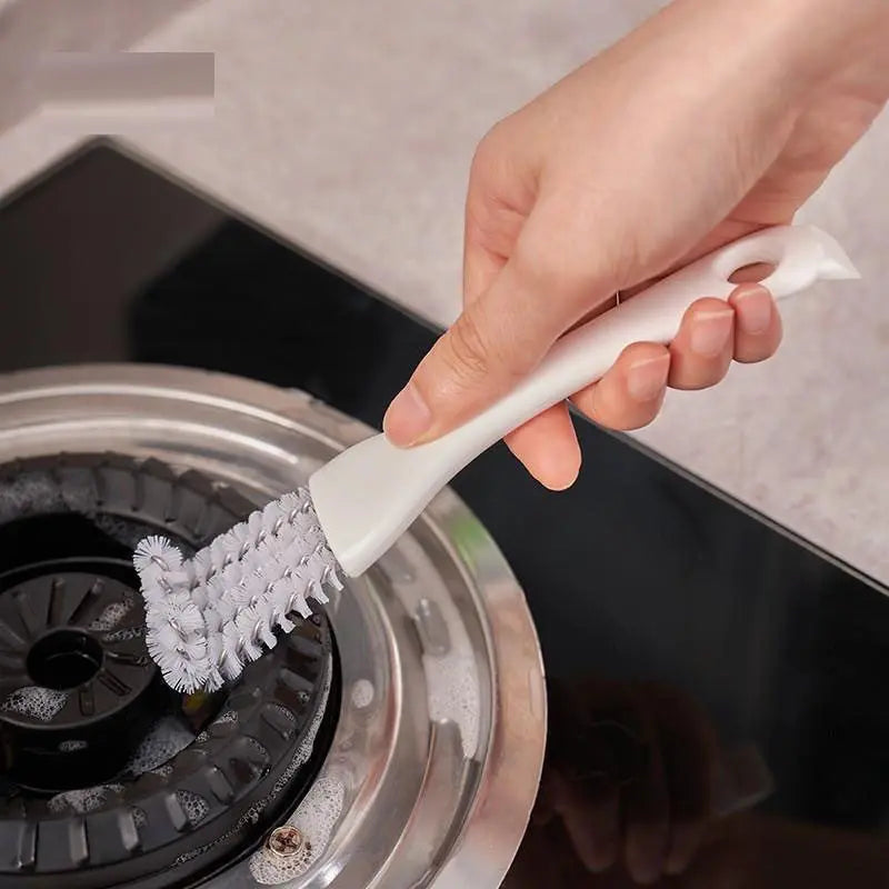 Bent Head Kitchen Cleaning Brush – Stove Grill Range Hood