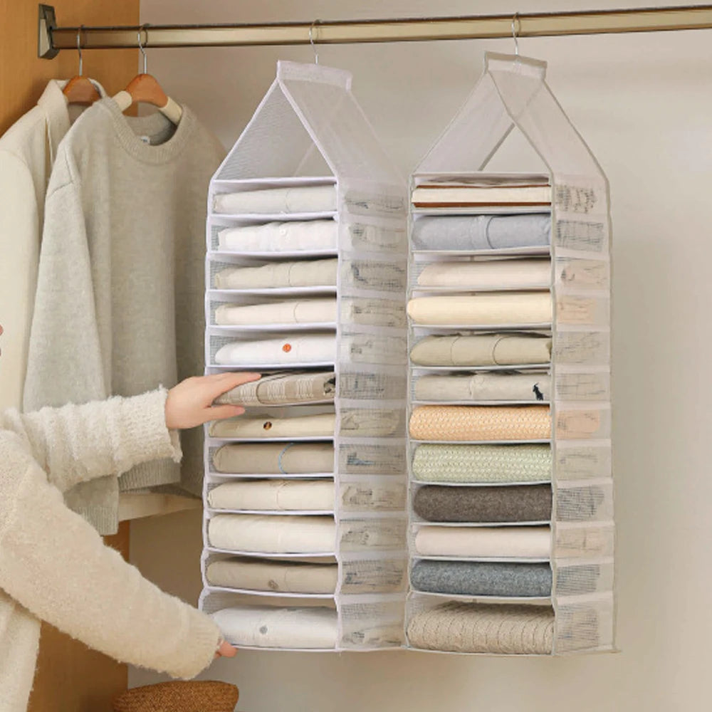 Hanging Closet Organizer Storage Bag – 6, 9 & 12 Grids