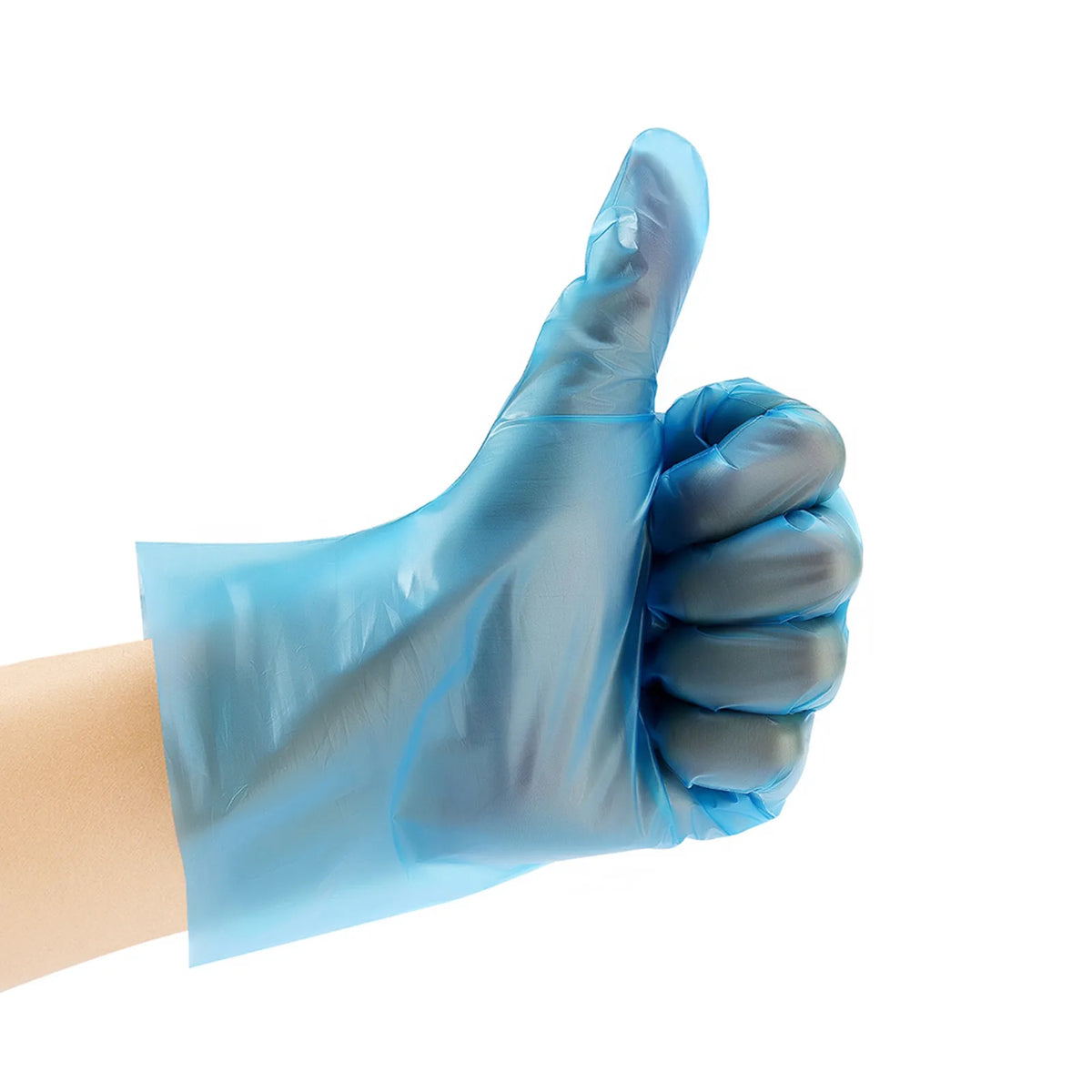 100-Pack Blue Disposable Gloves – Waterproof Multi-Purpose