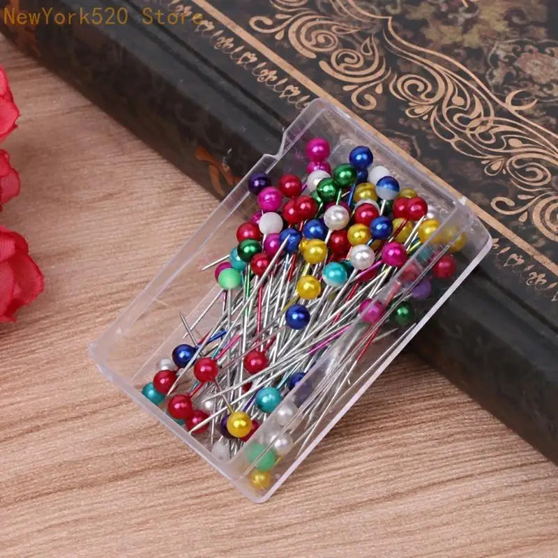 100-Piece Colorful Map Push Pins – Bulletin Board Tacks Set