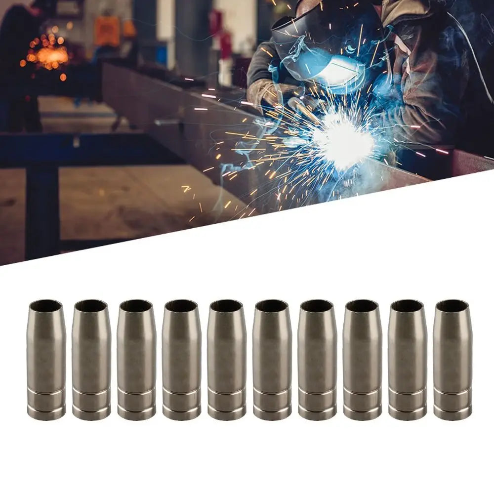 10-Pack Brass MIG Welding Gas Nozzle 12mm Insert MB15