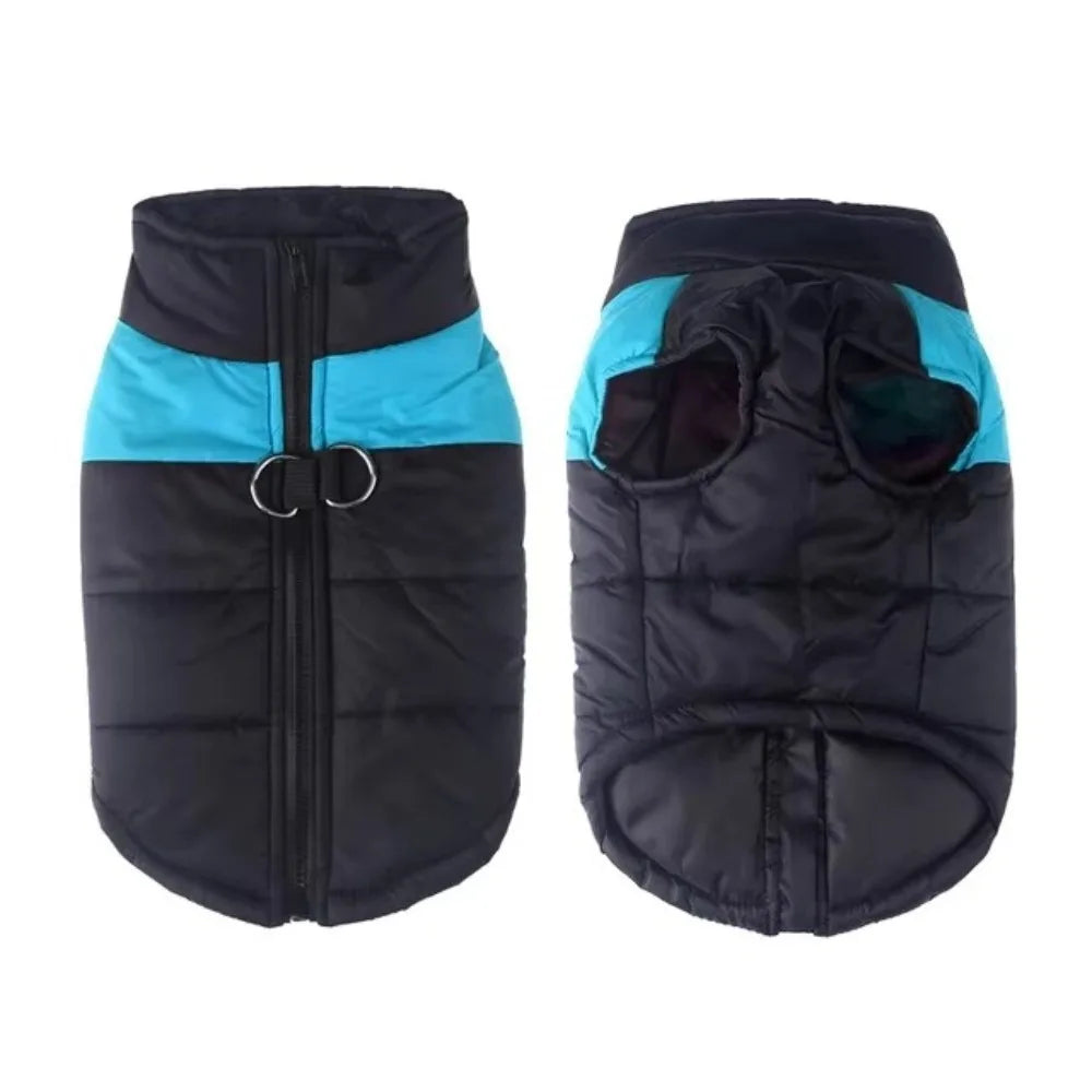 Thickened Winter Dog Jacket Windproof Bodysuit – S to XXL