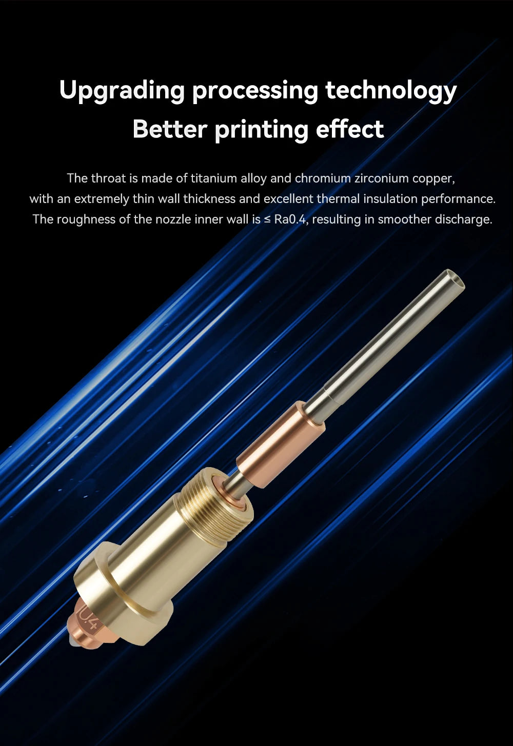 Creality K1C K1 Max Ceramic Hotend Kit – Quick-Swap Nozzle