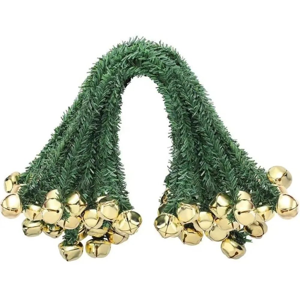 25-Pack Christmas Bell Decorative Ties – 50cm Flexible Wire