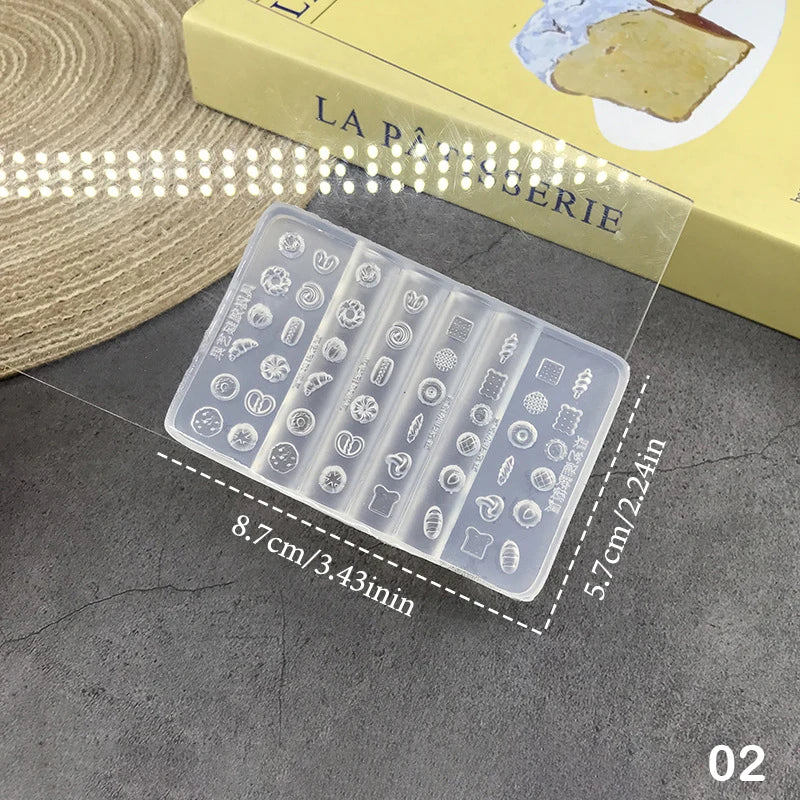 3D Silicone Nail Art Mold – UV Gel Stamping Stencil DIY