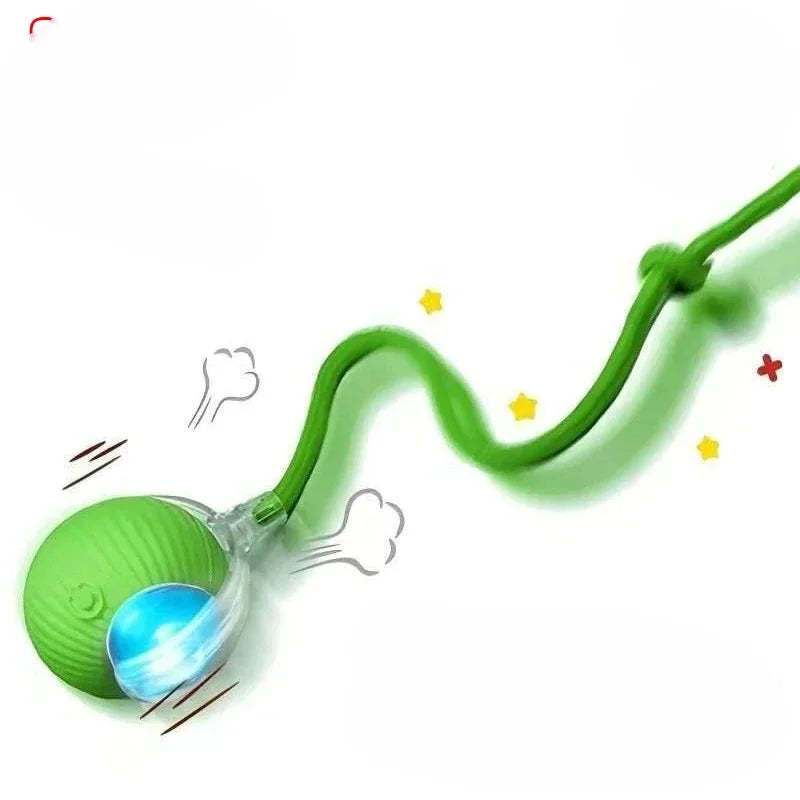 Automatic Rolling Ball Cat Toy – Rechargeable Interactive Pet Toy