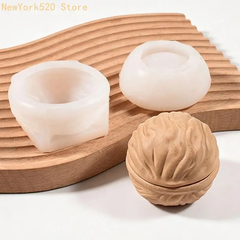 Nut Silicone Mold Set – Soap, Resin, Concrete & Storage