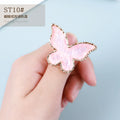 Nail Ring Palette Crystal Resin Marble Finger-Worn Gel Mixing Plate