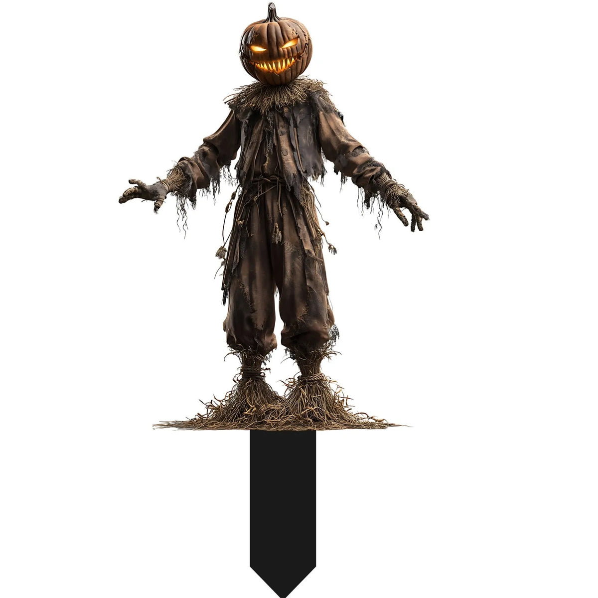 Zombie Skull Stake Halloween Yard Decoration Horror Prop