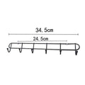 Wall Mounted Hook Rack 6/8/10 Hooks – Kitchen & Towel Hanger