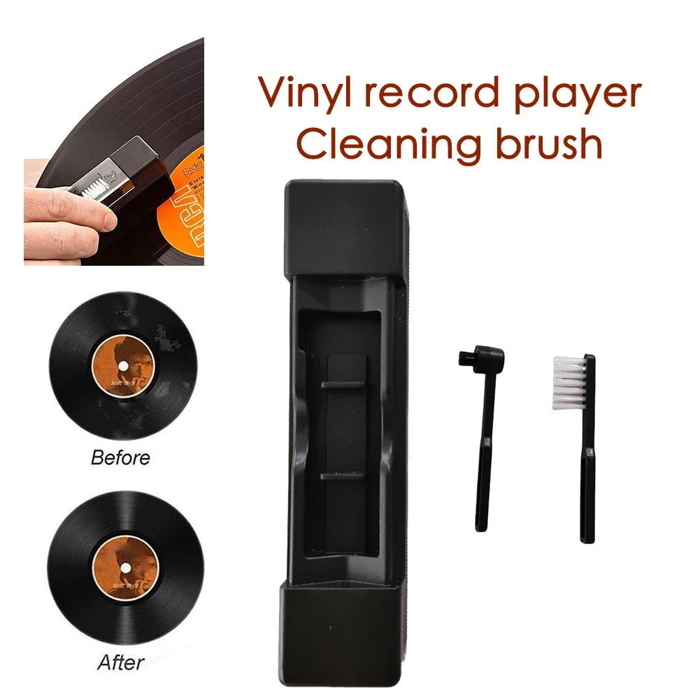 VODOOL 3-Piece Vinyl Record Cleaning Kit – Brush & Dust Remover