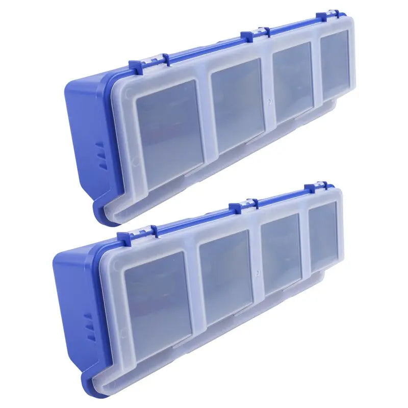 Mini Screw Parts Storage Box 2-Pack – Multi-Compartment Organizer