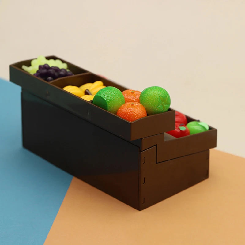 1:12 Dollhouse Supermarket Shelf – Fruit & Vegetable Rack