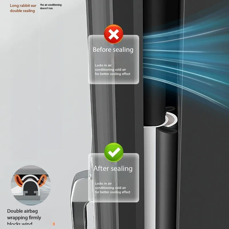 4M TPE Window & Door Seal Strip – Soundproof Weather Stripping