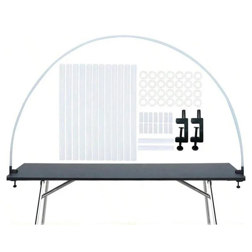 Desktop Balloon Arch Kit – Adjustable Half Arch Stand & Clamp