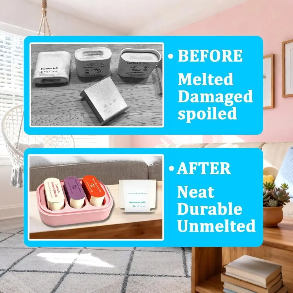 Eco-Friendly PLA Solid Deodorant Refill Storage Case