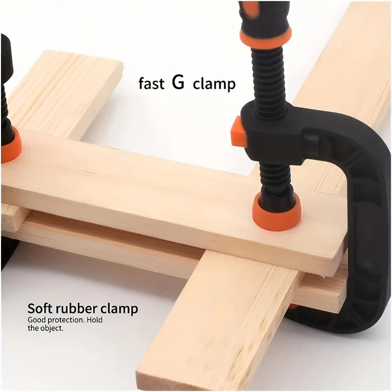 7-Inch Heavy-Duty Woodworking Clamp – Non-Slip Ergonomic Grip