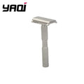 YAQI Ghost 90DC Titanium Safety Razor – Lightweight, Cross Grain