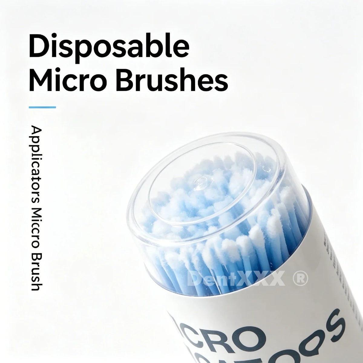 Disposable Micro Applicator Brushes 100pc | Bendable Precision Tips