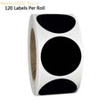120 Round Chalkboard Labels – Blank Pantry & Spice Jar Stickers