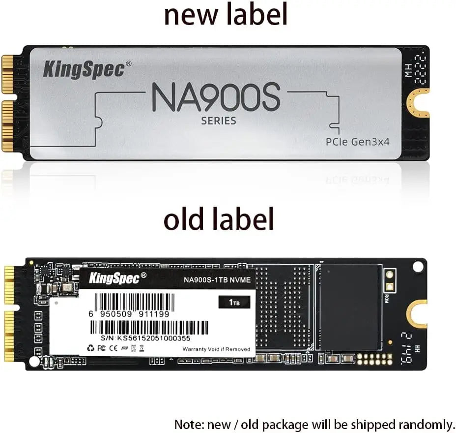 KingSpec M.2 NVMe PCIe 3.0 SSD 256GB–2TB for MacBook Pro & Air