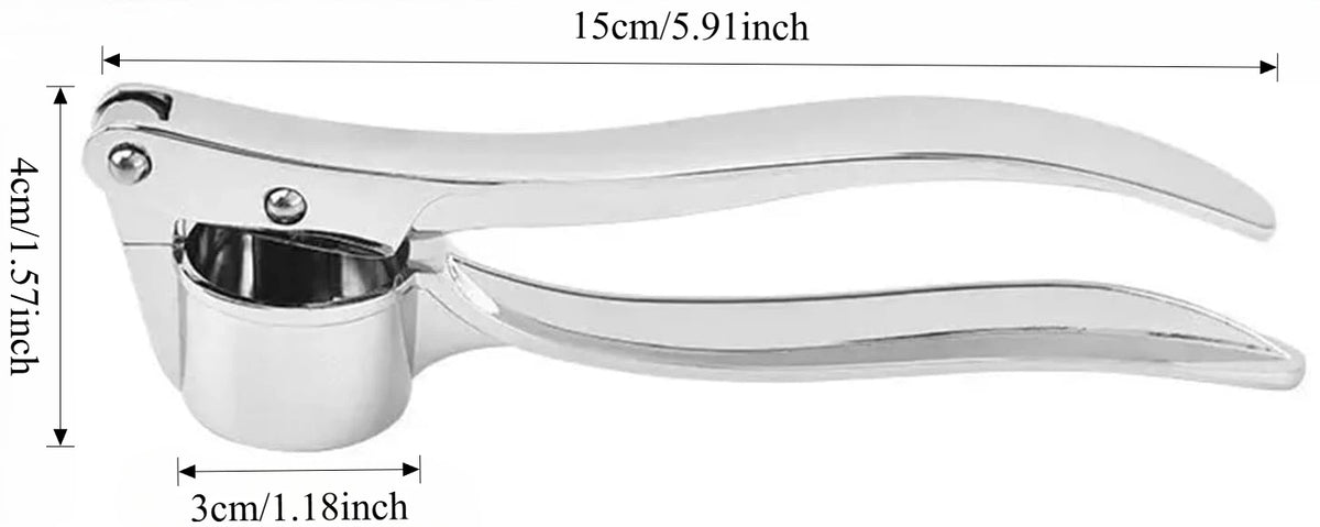 VIBE Rust-Proof Garlic Press – Ergonomic Dishwasher Safe