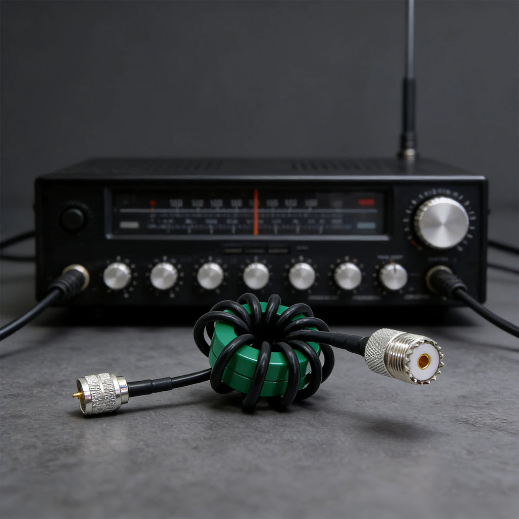 1.8–30 MHz HF Choke Balun Magnetic Ring 200W Ham Radio