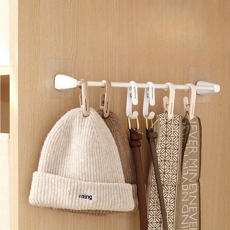 10-Pack Multifunctional Plastic Clips – Home Storage Hooks
