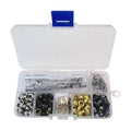 200-Set Multicolor Metal Eyelet Grommets DIY Sewing Kit