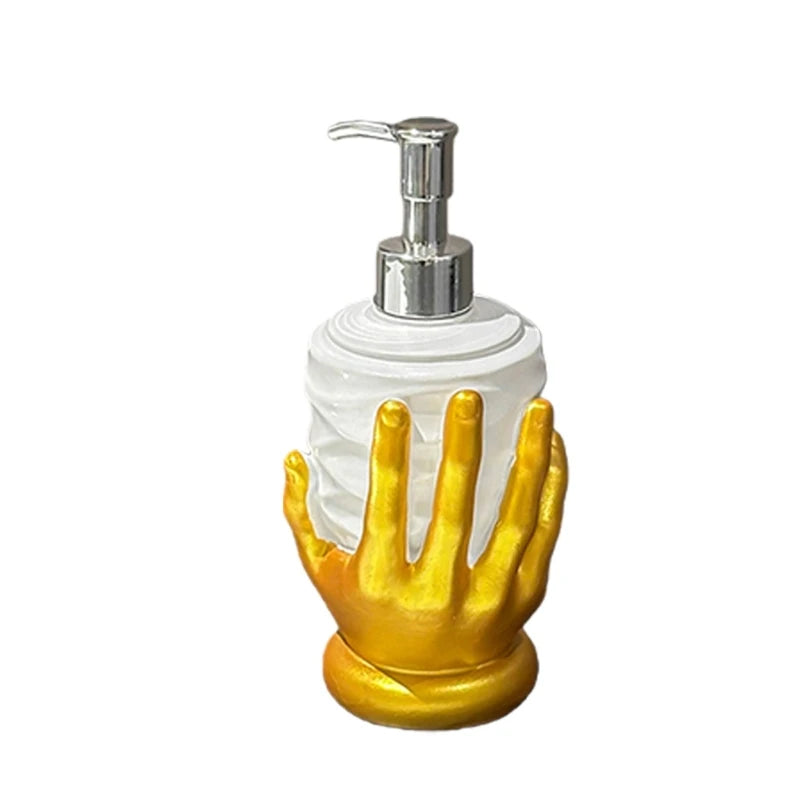 Vintage Refillable Resin Soap Dispenser Pump Bottle | 8×17cm