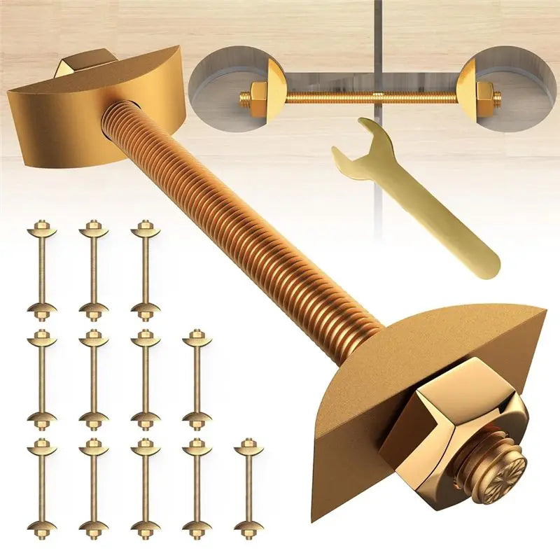 M8x100mm Countertop Joint Connector Bolt Kit | 6 & 12 PCS