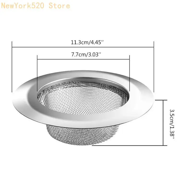 Stainless Steel Sink Strainer & Drain Hair Catcher with Lid