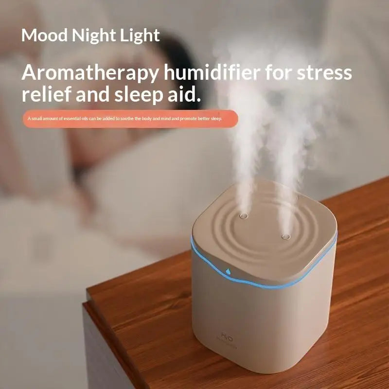 2.2L USB Dual Mist Humidifier & Essential Oil Diffuser