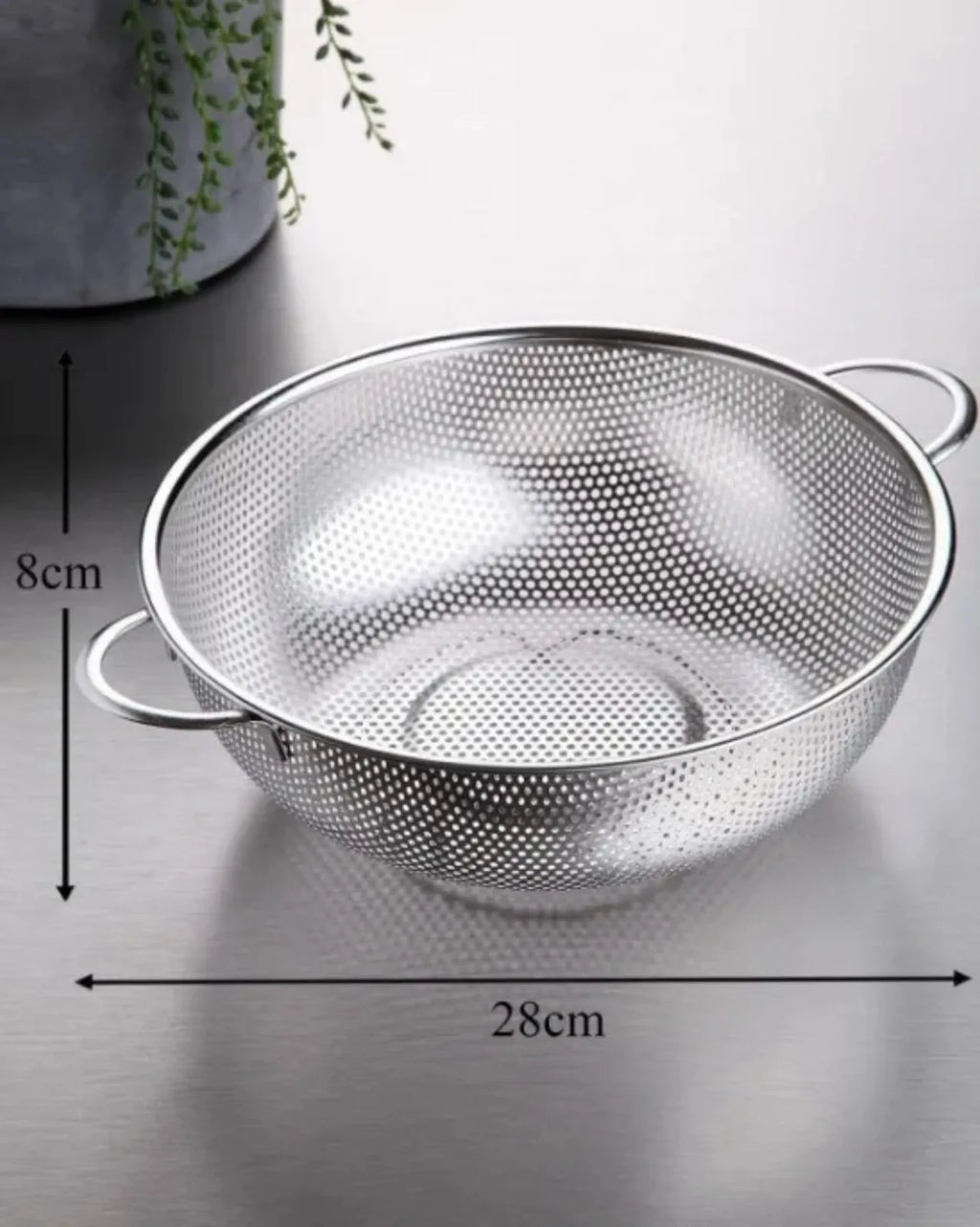 Stainless Steel Fine Mesh Strainer Colander with Handles