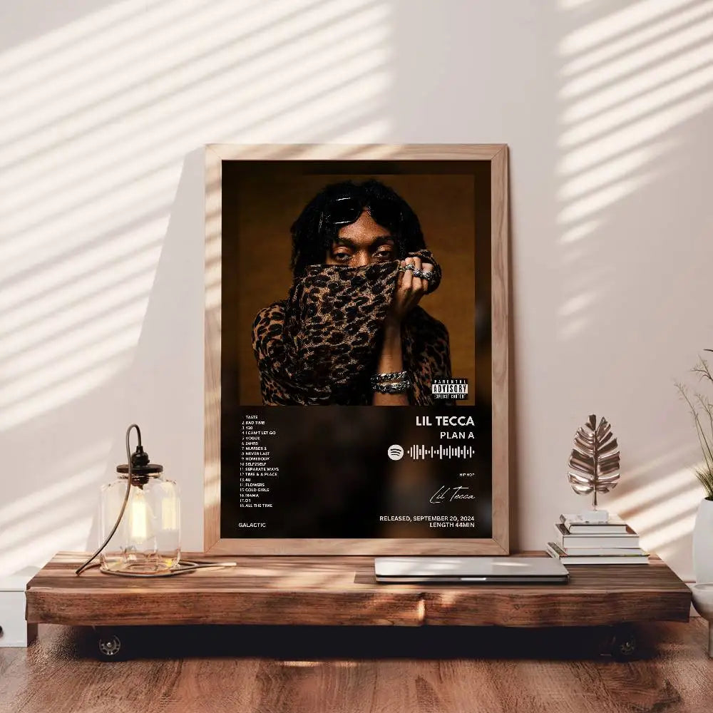 Lil Tecca Plan A Self-Adhesive Waterproof Art Poster