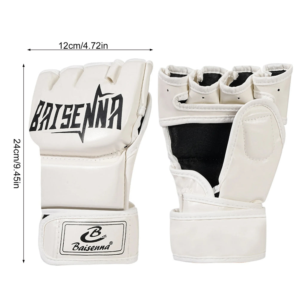 MMA Half-Finger Training Gloves – Kickboxing & Sparring