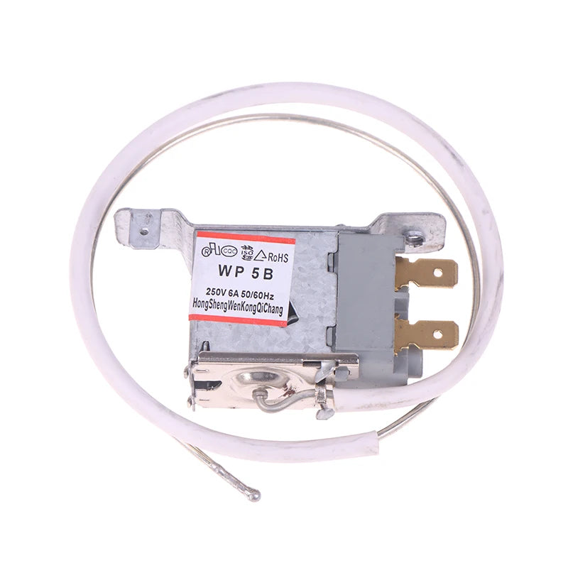WP5B Fridge Thermostat AC 250V 6A 2-Pin 50cm Cord