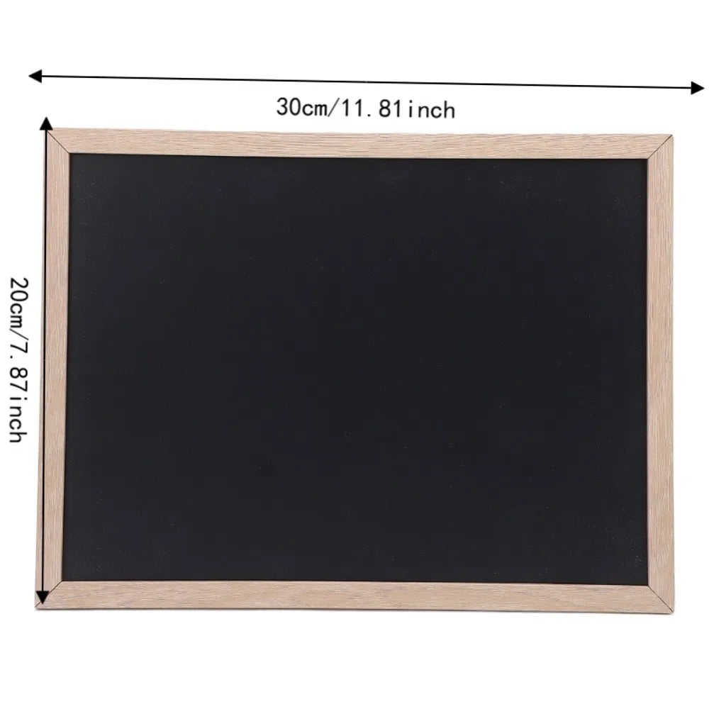 4-Pack Hanging Wooden Chalkboard Signs 7.87x11.8 In Menu Board