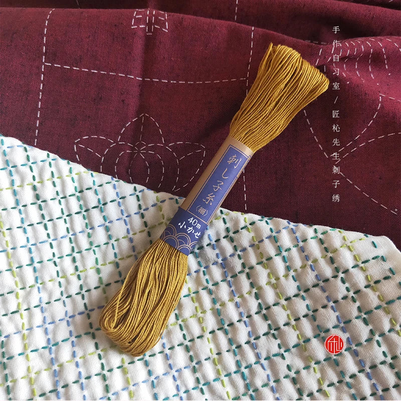 Yokota 4-Strand Cotton Embroidery Thread 40m – 20 Colors
