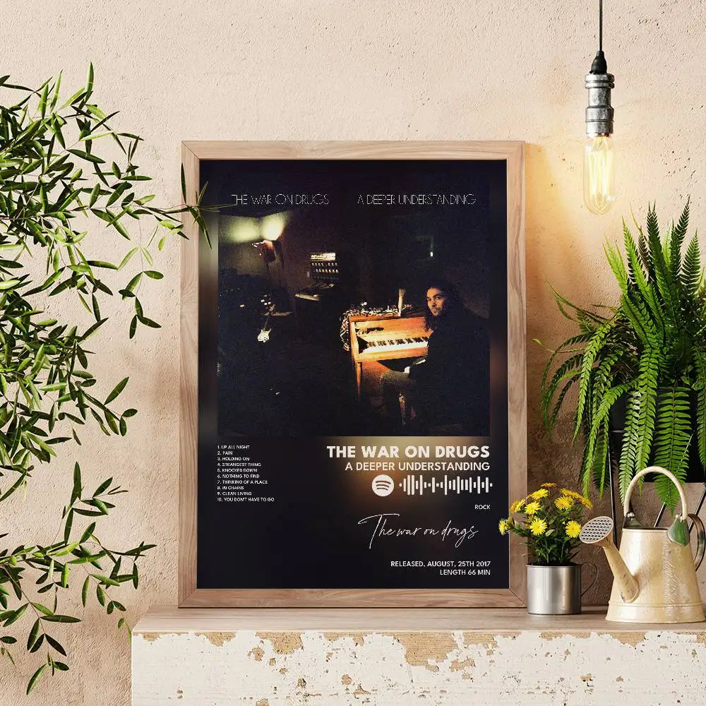 War on Drugs Band Poster – Self-Adhesive Waterproof Wall Art