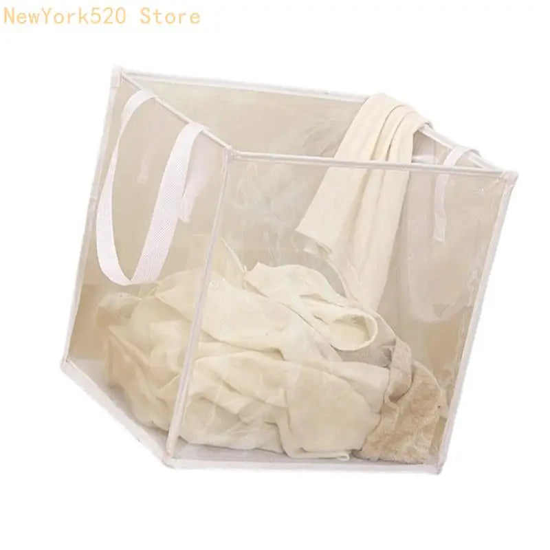 Foldable Square Laundry Basket – Large Anti-Tip Clothes Bin
