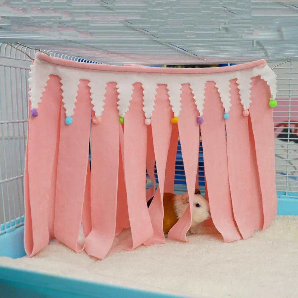 Fleece Corner Hideout Bed for Guinea Pigs & Small Pets